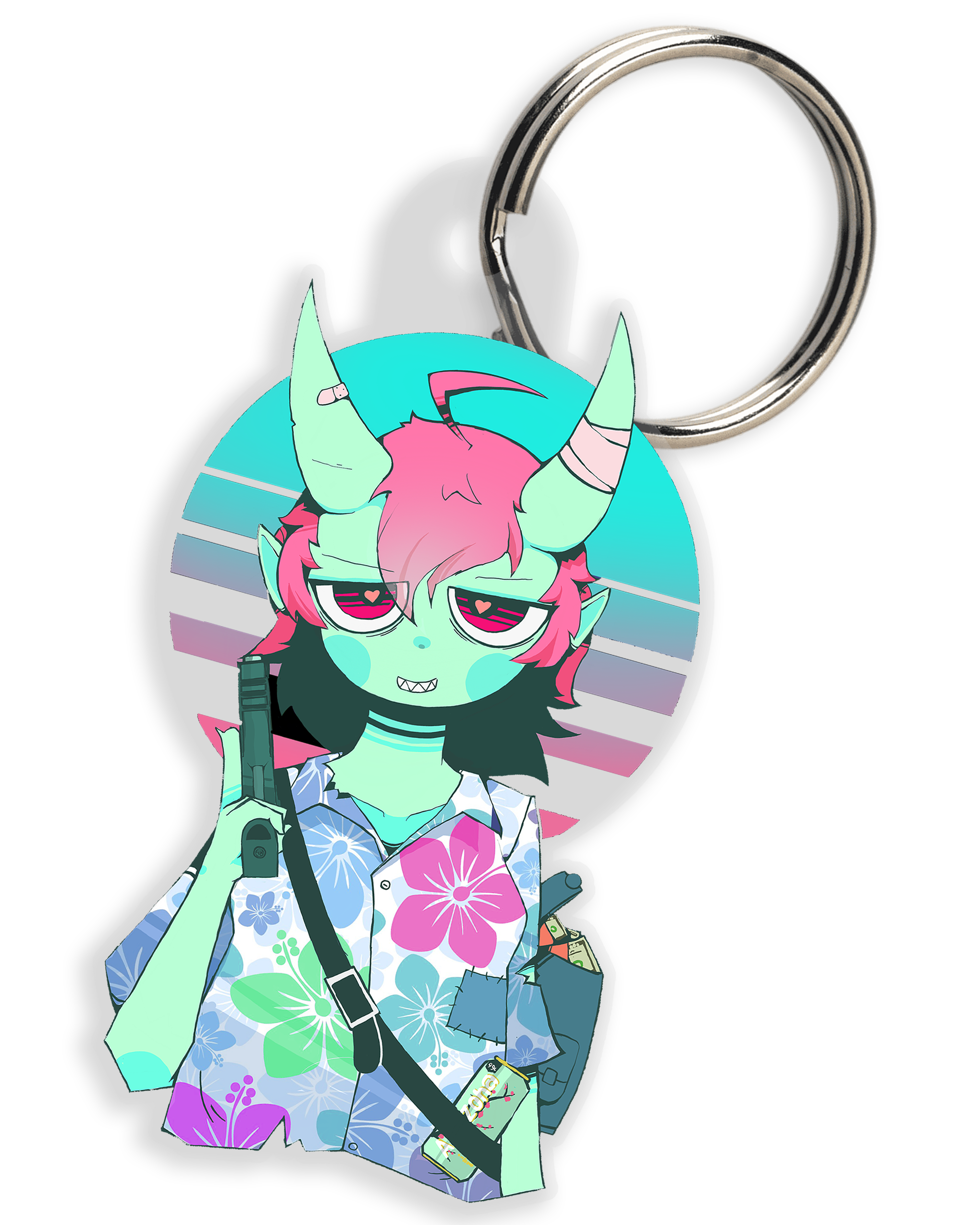 Keeb Acrylic Charm