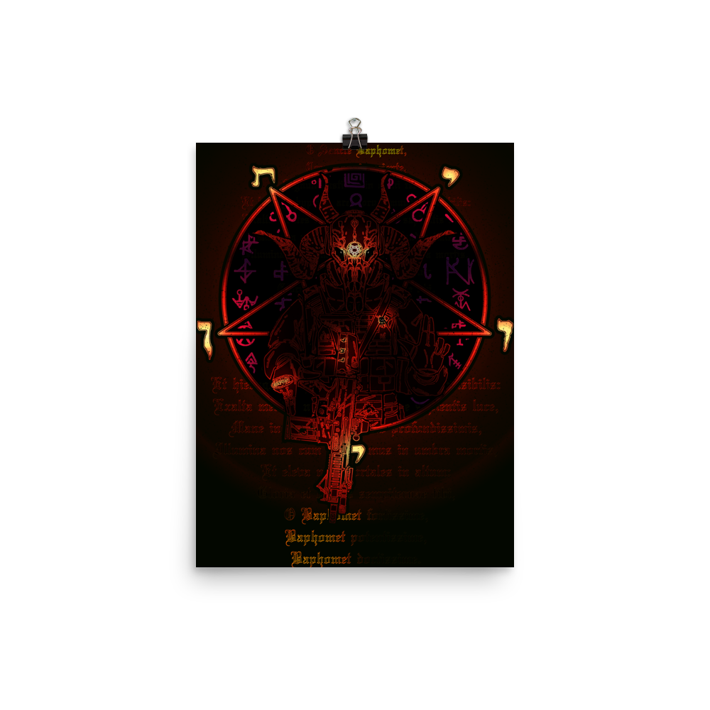⦗NR⦘ Baphomet poster