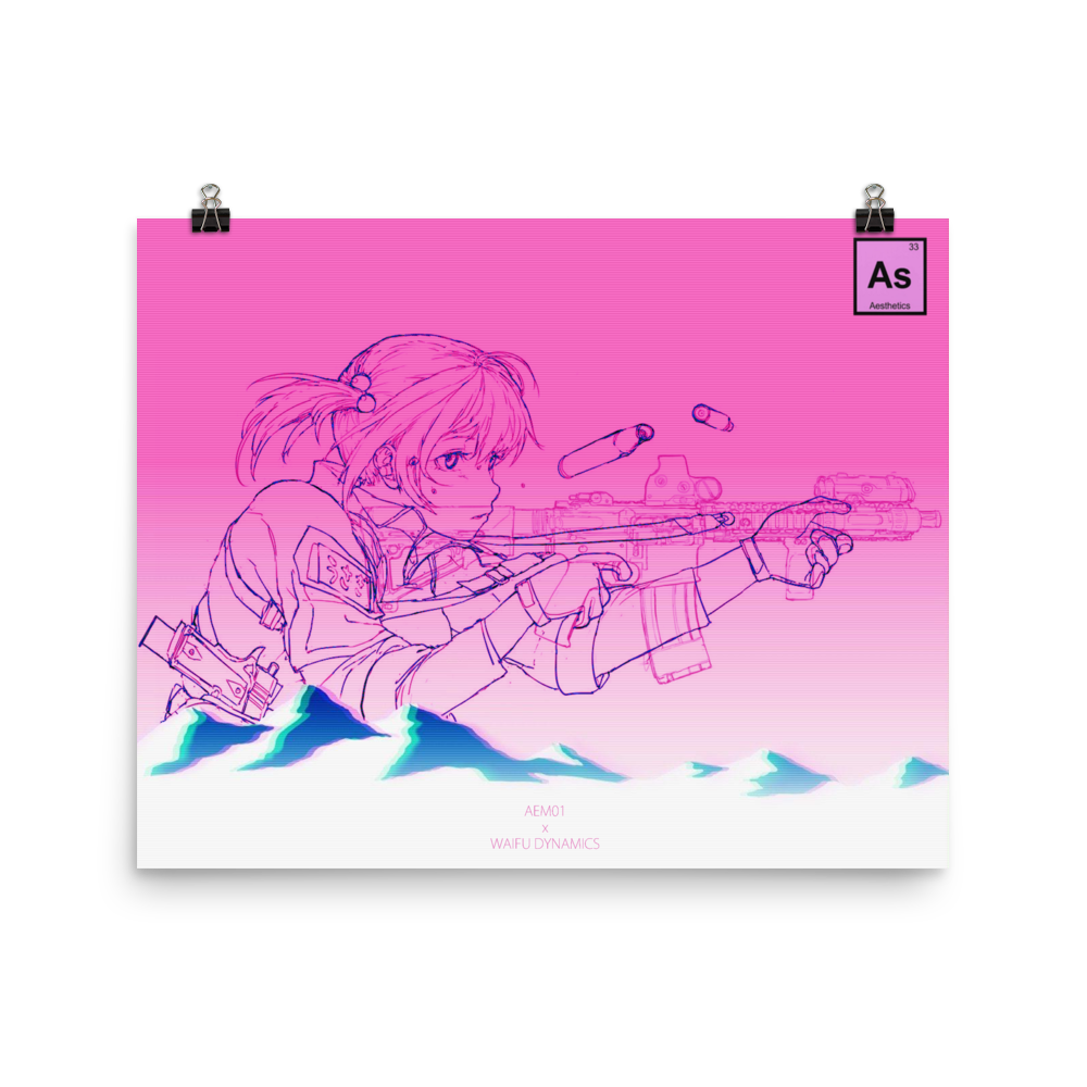 Vaporwave Operator Legacy Poster