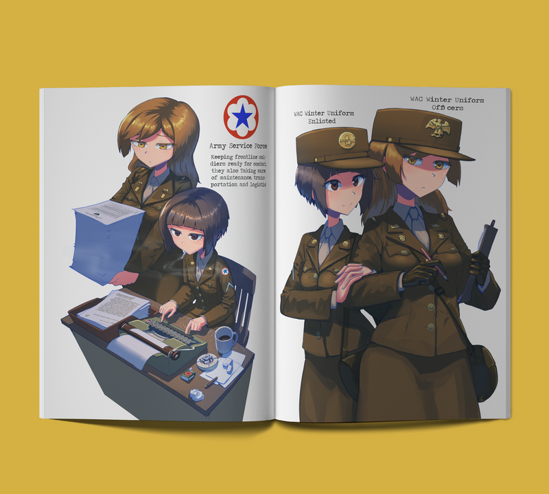[Erica] The Womens Army Corps Artbook