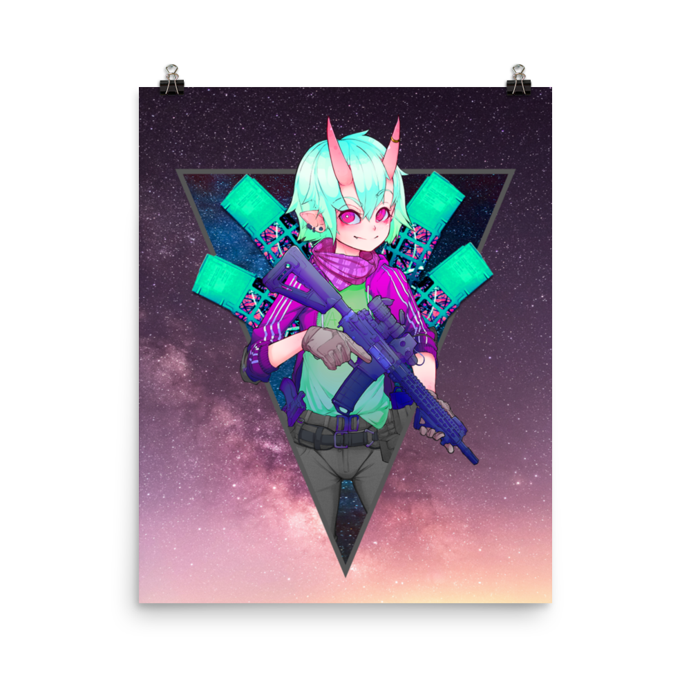 [K-Rh] Oni Operator Matte Poster w/ Mags
