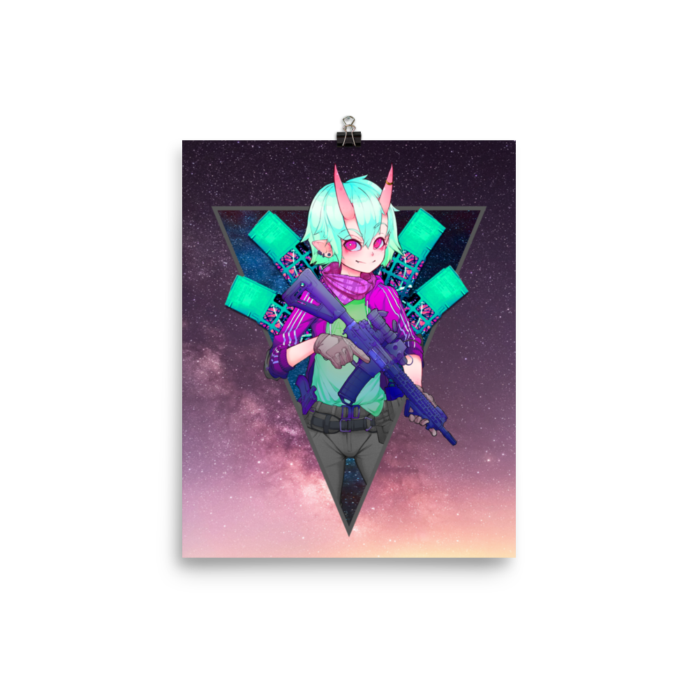 [K-Rh] Oni Operator Matte Poster w/ Mags