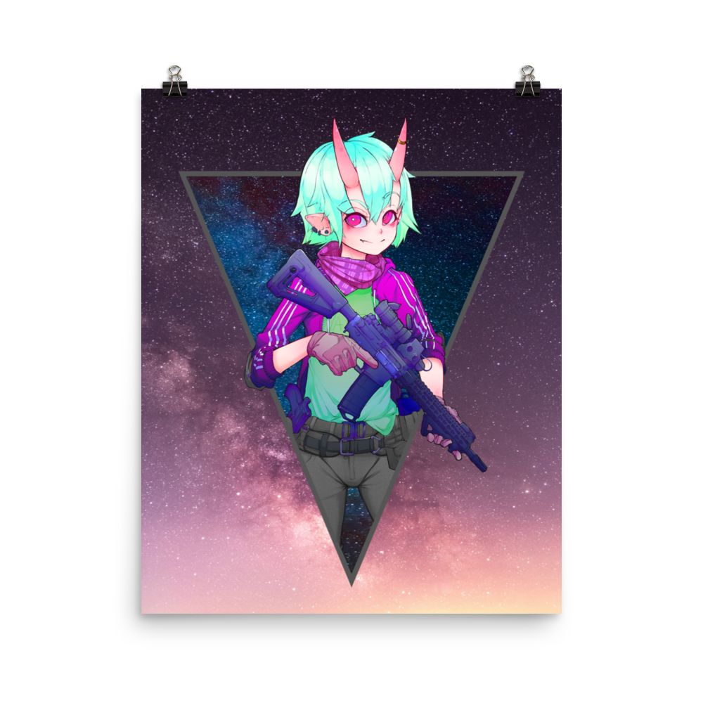 [K-Rh] Oni Operator Matte Poster